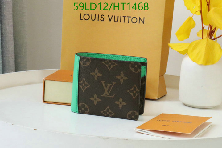 LV Bags-(Mirror)-Wallet-,Code: HT1468,$: 59USD