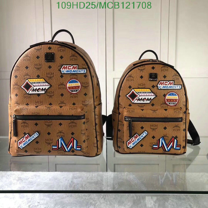 MCM Bag-(Mirror)-Backpack-,Code: MCB121708,$: 109USD