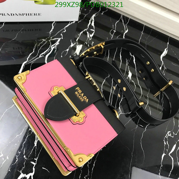 Prada Bag-(Mirror)-Diagonal-,Code: PDB012321,$:299USD