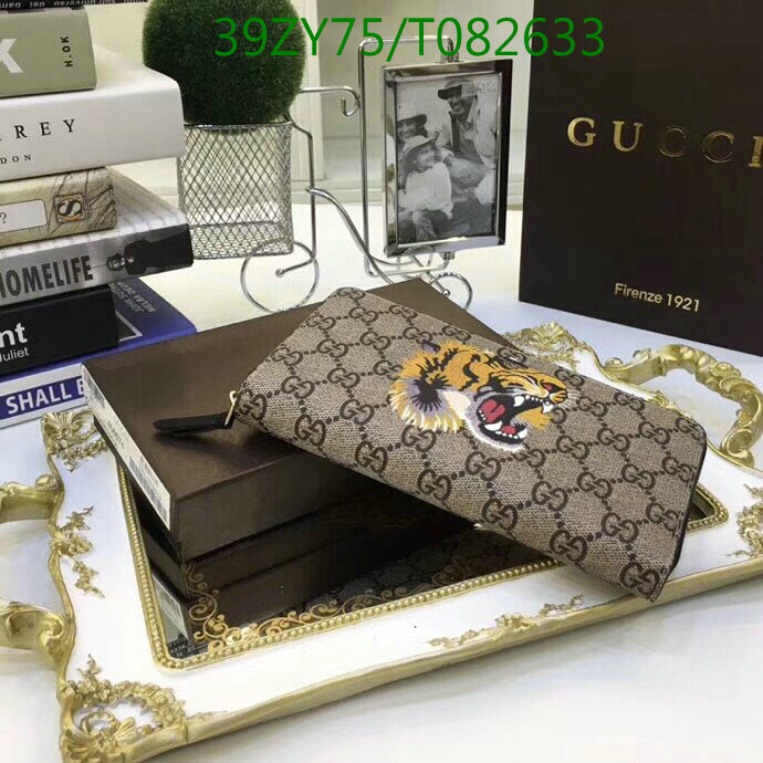 Gucci Bag-(4A)-Wallet-,Code: T082633,$:39USD