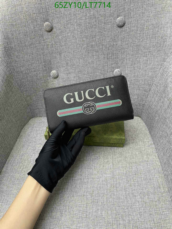 Gucci Bag-(4A)-Wallet-,Code: LT7714,$: 65USD