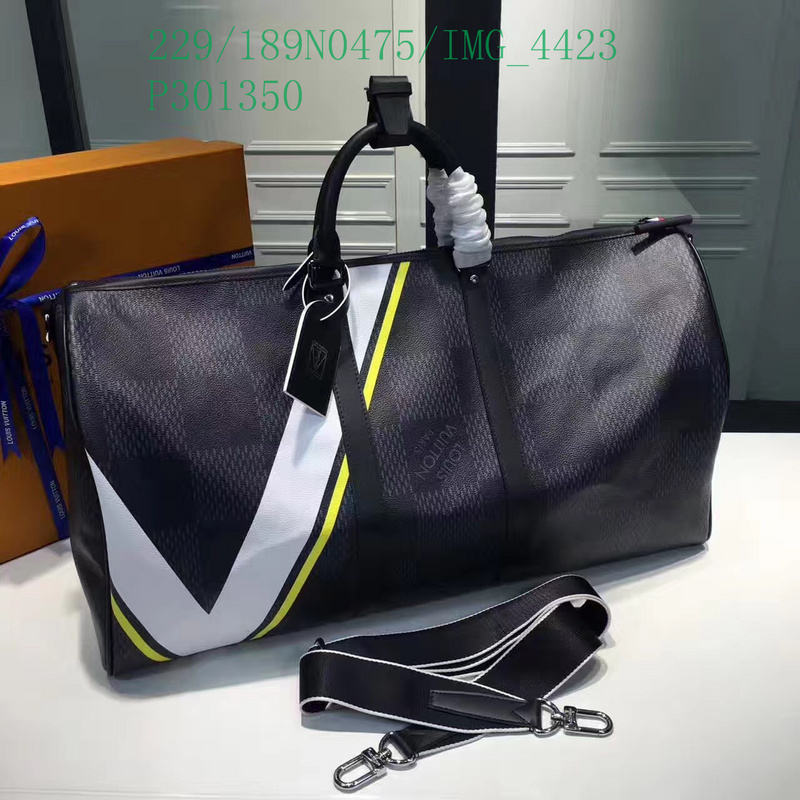 LV Bags-(Mirror)-Keepall BandouliRe 45-50-,Code：LB113063,$: 229USD