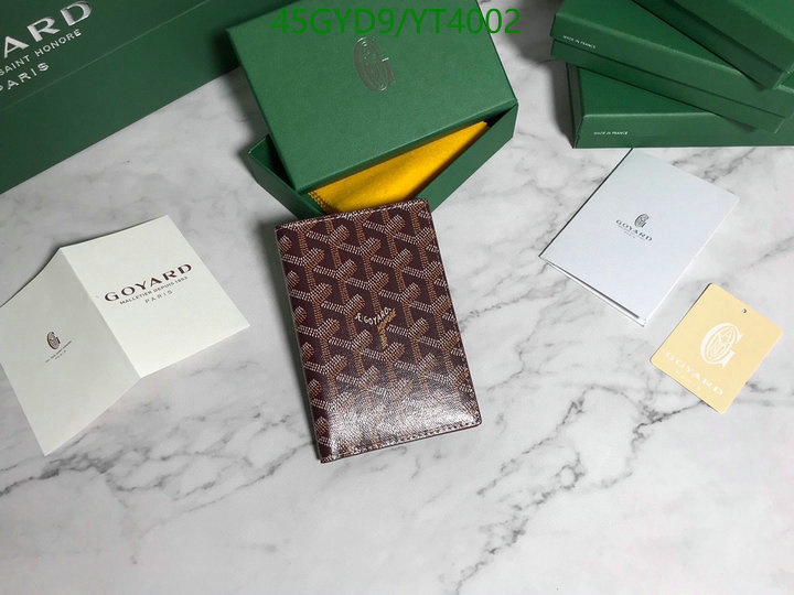 Goyard Bag-(4A)-Wallet-,Code: YT4002,$: 45USD