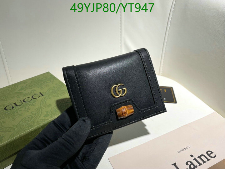 Gucci Bag-(4A)-Wallet-,Code: YT947,$: 49USD