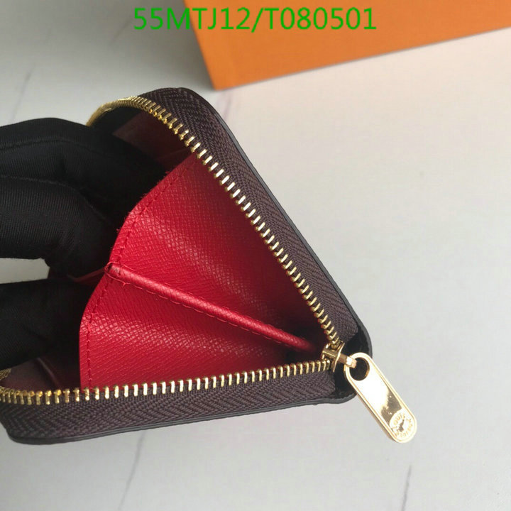 LV Bags-(4A)-Wallet-,Code: T080501,$: 55USD