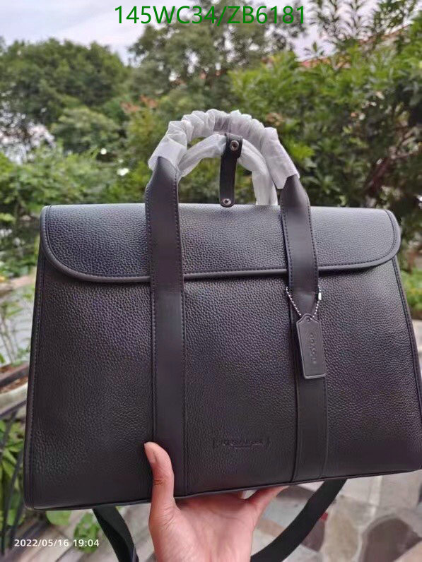 Coach Bag-(4A)-Handbag-,Code: ZB6181,$: 145USD