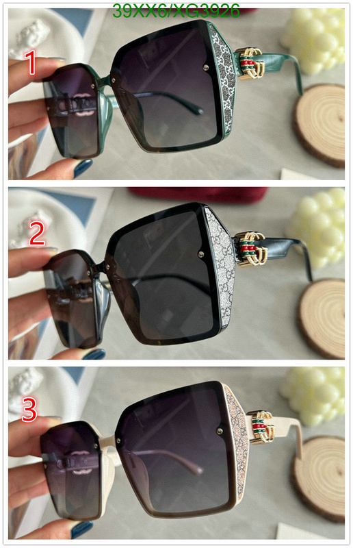 Glasses-Gucci, Code: XG3926,$: 39USD