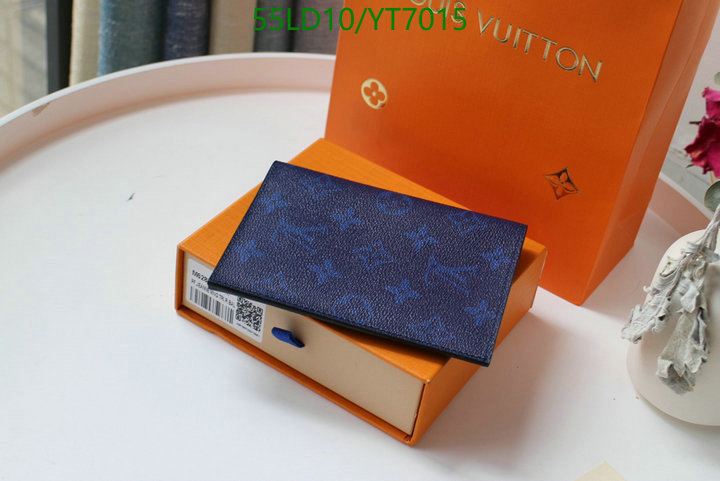 LV Bags-(Mirror)-Wallet-,Code: YT7015,$: 55USD