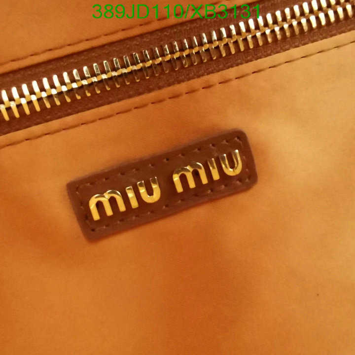 Miu Miu Bag-(Mirror)-Handbag-,Code: XB3131,$: 389USD