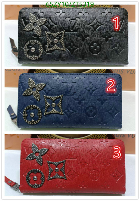 LV Bags-(4A)-Wallet-,Code: ZT5319,$: 65USD