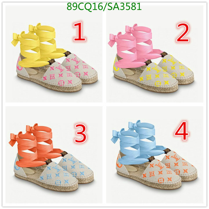 Women Shoes-LV, Code: SA3581,$: 89USD