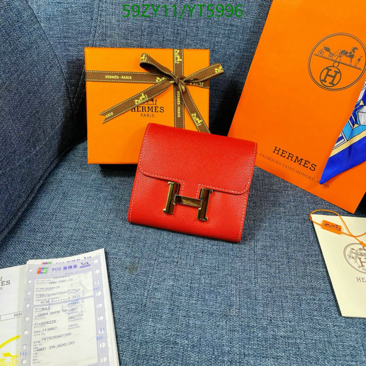 Hermes Bag-(4A)-Wallet-,Code: YT5996,$: 59USD