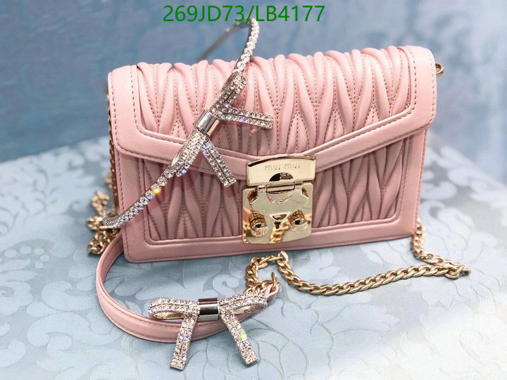 Miu Miu Bag-(Mirror)-Diagonal-,Code: LB4177,$: 269USD