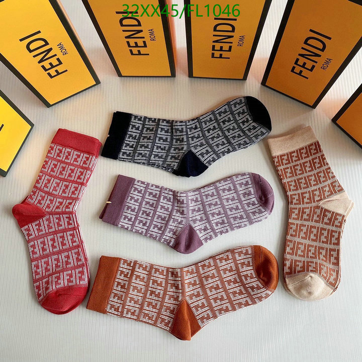 Sock-Fendi, Code: FL1046,$: 32USD