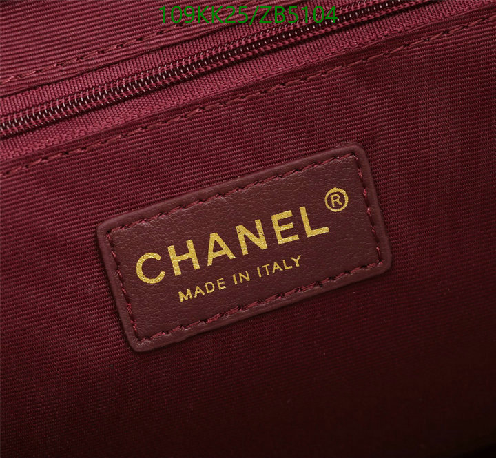 Chanel Bags ( 4A )-Handbag-,Code: ZB5104,$: 109USD