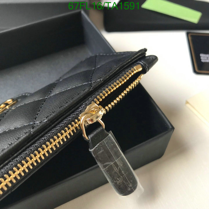 Chanel Bags -(Mirror)-Wallet-,Code: TA1591,$: 67USD