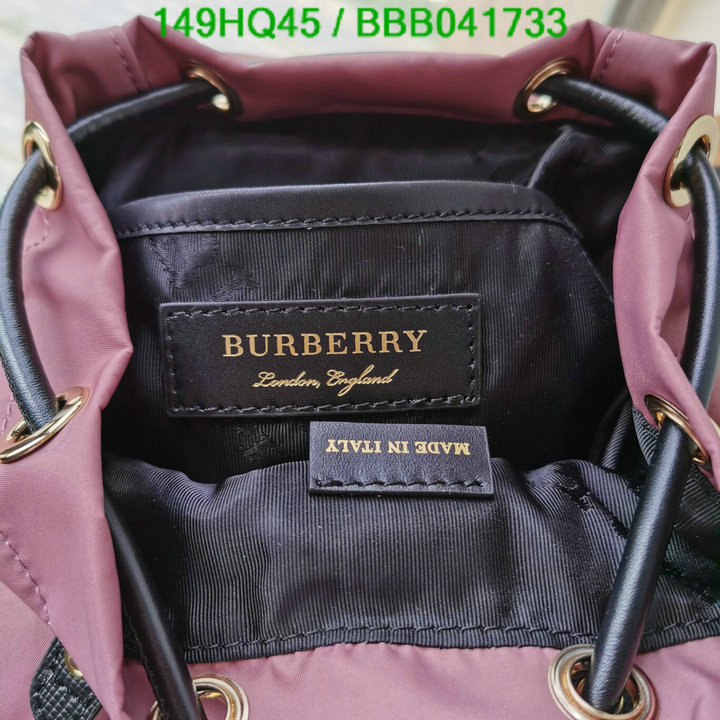 Burberry Bag-(Mirror)-Backpack-,Code: BBB041733,$: 149USD