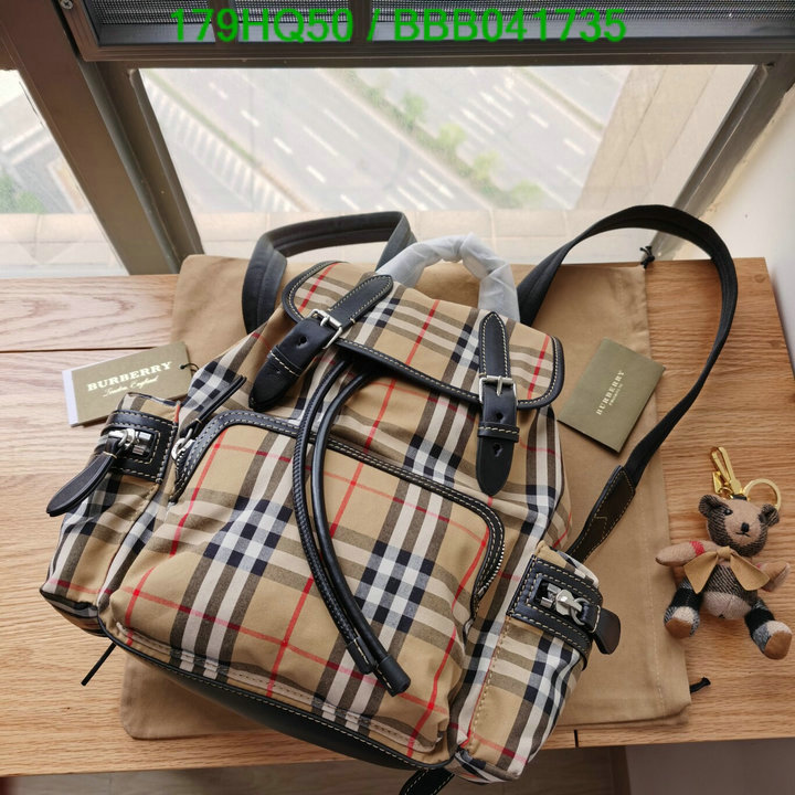 Burberry Bag-(Mirror)-Backpack-,Code: BBB041735,$: 179USD