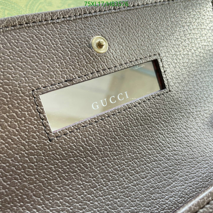 Gucci Bag-(4A)-Diagonal-,Code: HB3576,$: 75USD