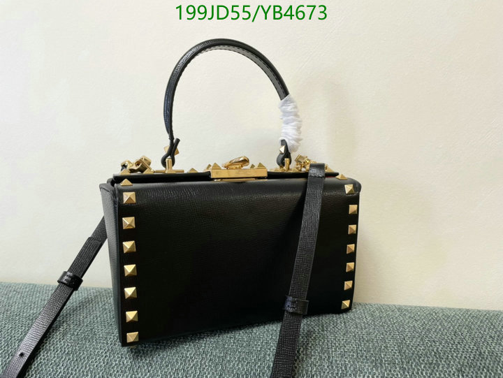 Valentino Bag-(Mirror)-Handbag-,Code: YB4673,$: 199USD