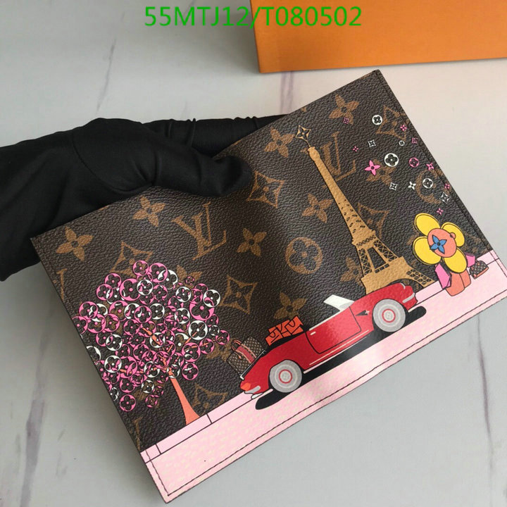 LV Bags-(4A)-Wallet-,Code: T080502,$: 55USD