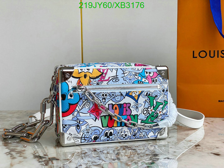 LV Bags-(Mirror)-Petite Malle-,Code: XB3176,$: 219USD