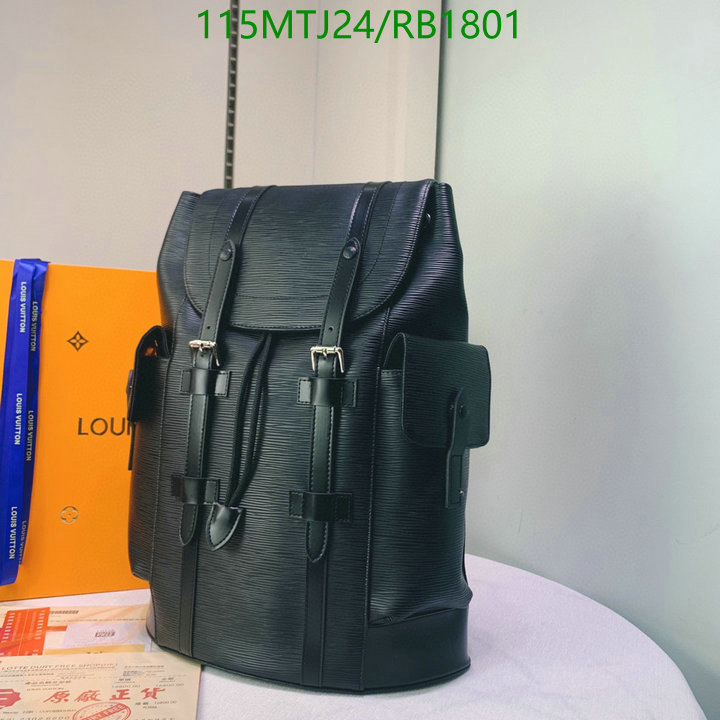 LV Bags-(4A)-Backpack-,Code: RB1801,$: 115USD