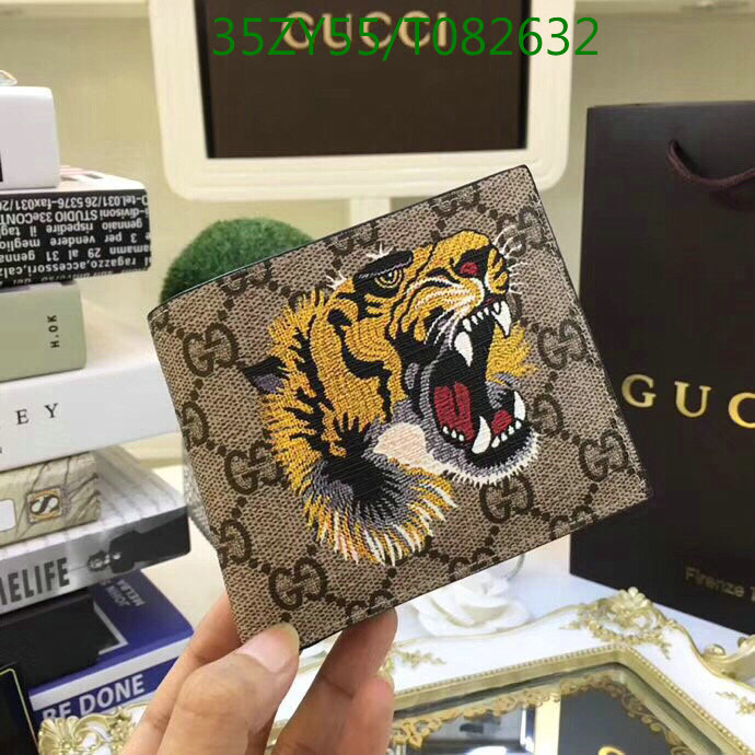 Gucci Bag-(4A)-Wallet-,Code: T082632,$:35USD