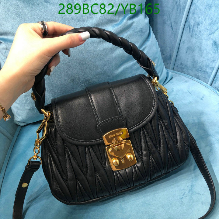 Miu Miu Bag-(Mirror)-Handbag-,Code: YB165,$: 289USD