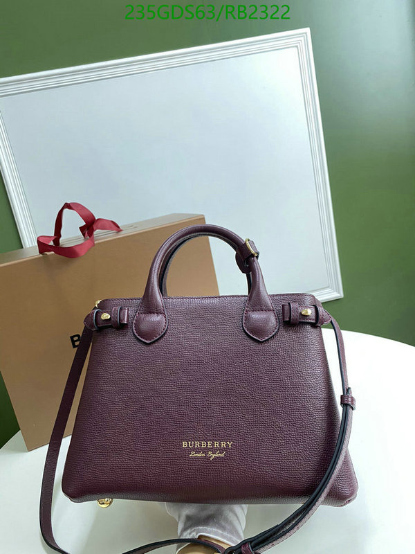 Burberry Bag-(Mirror)-Handbag-,Code: RB2322,$: 235USD