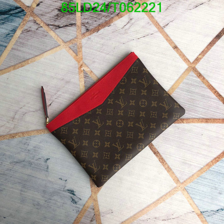 LV Bags-(Mirror)-Wallet-,Code: T062221,$: 85USD