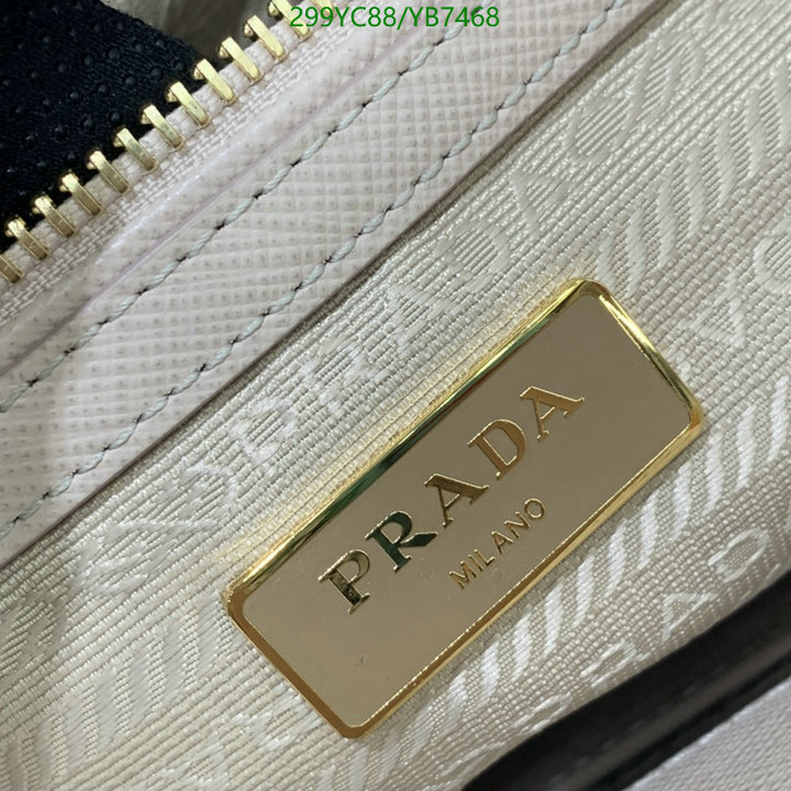 Prada Bag-(Mirror)-Handbag-,Code: YB7468,$: 299USD