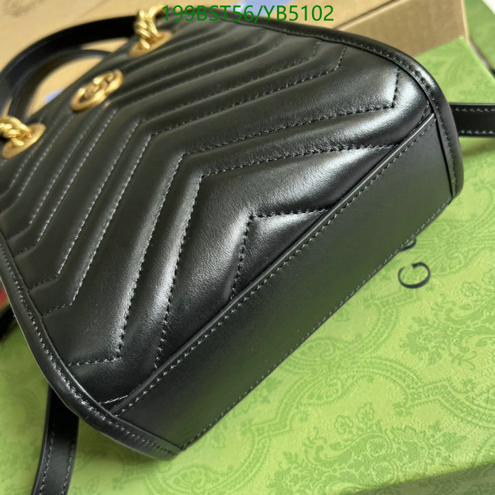 Gucci Bag-(Mirror)-Marmont,Code: YB5102,$: 199USD