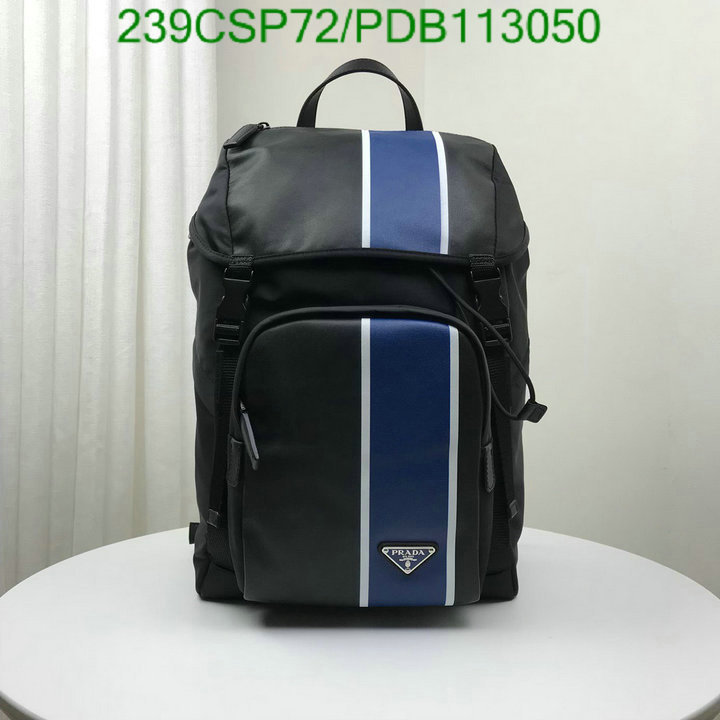 Prada Bag-(Mirror)-Backpack-,Code: PDB113050,$: 239USD