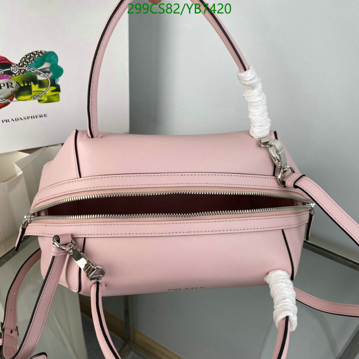 Prada Bag-(Mirror)-Handbag-,Code: YB7420,$: 299USD