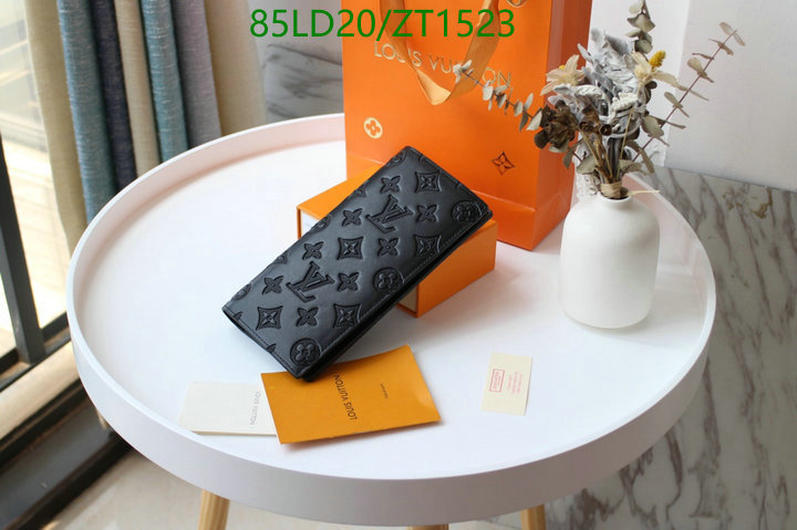 LV Bags-(Mirror)-Wallet-,Code: ZT1523,$: 85USD