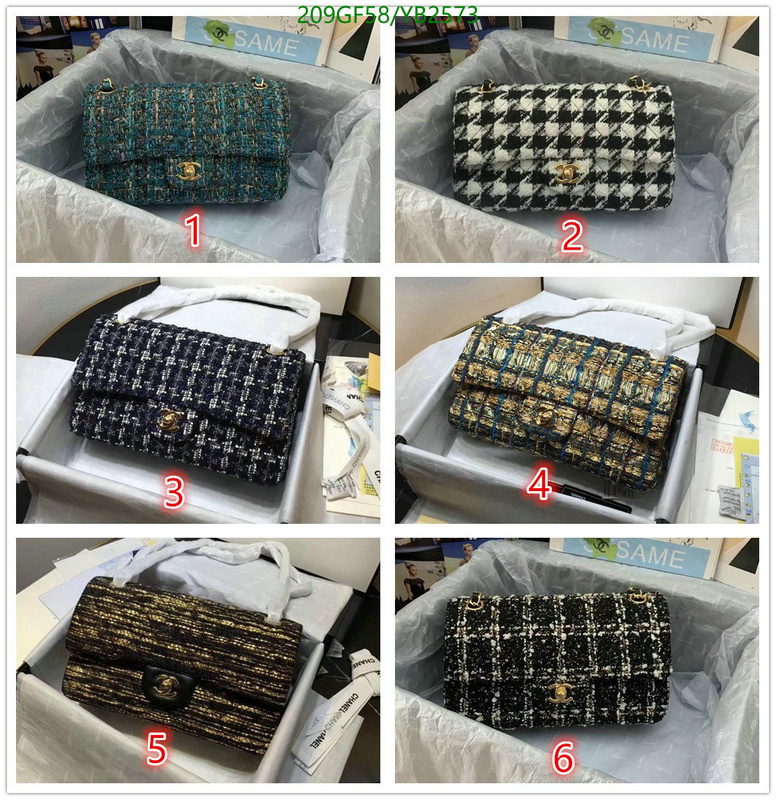 Chanel Bags -(Mirror)-Diagonal-,Code: YB2573,$: 209USD