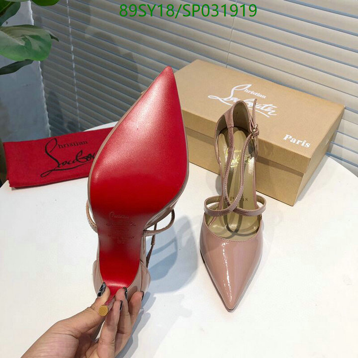 Women Shoes- Christian Louboutin,-Code: SP031919,$: 89USD