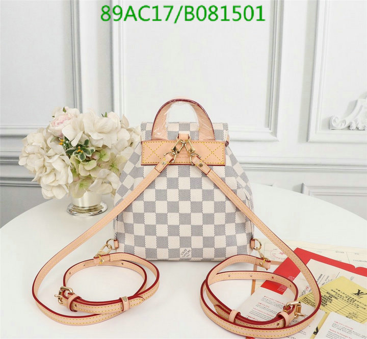 LV Bags-(4A)-Backpack-,Code: LB081501,