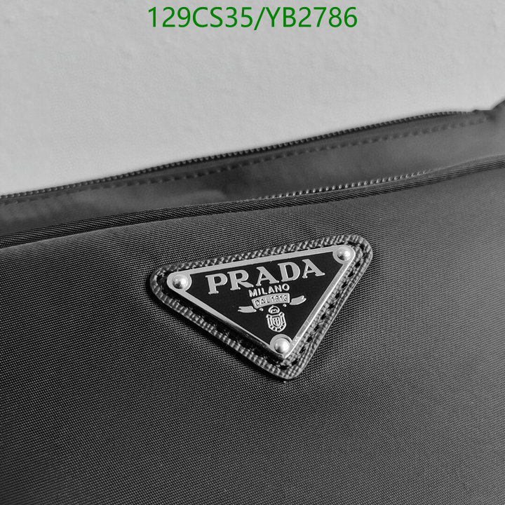 Prada Bag-(Mirror)-Diagonal-,Code: YB2786,$: 129USD