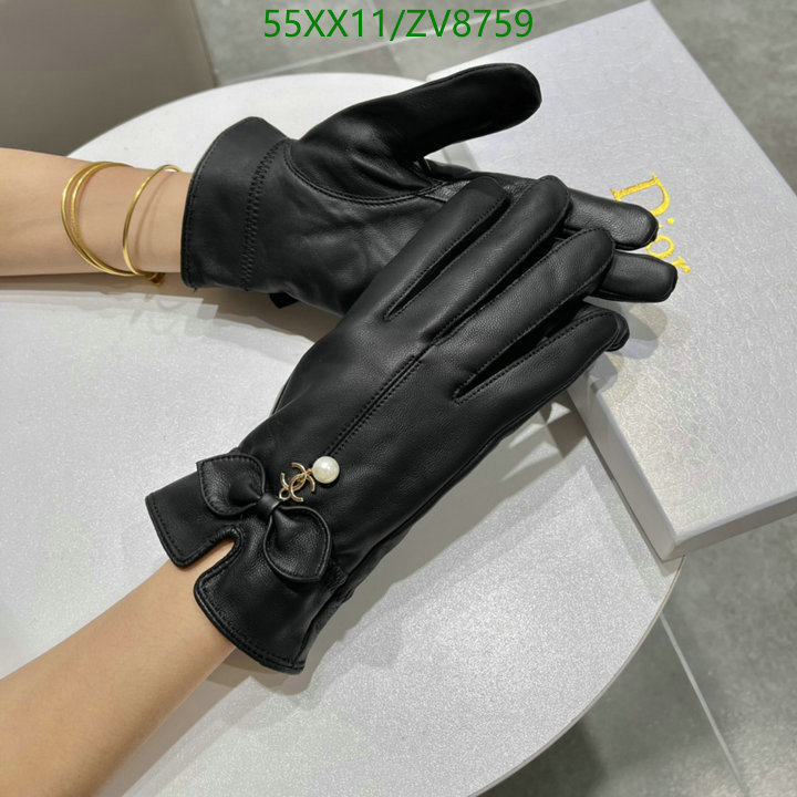 Gloves-Chanel, Code: ZV8759,$: 55USD