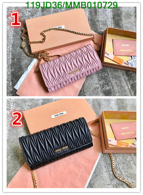 Miu Miu Bag-(Mirror)-Wallet-,Code: MMB010729,$: 119USD