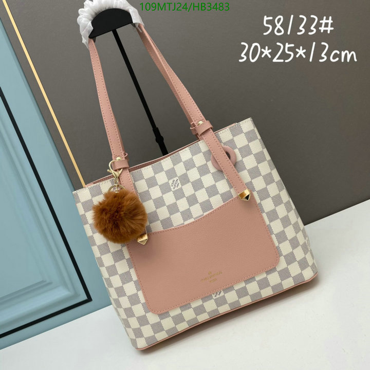 LV Bags-(4A)-Handbag Collection-,Code: HB3483,$: 109USD