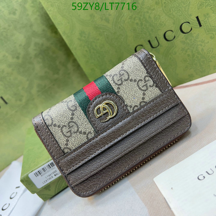 Gucci Bag-(4A)-Wallet-,Code: LT7716,$: 59USD