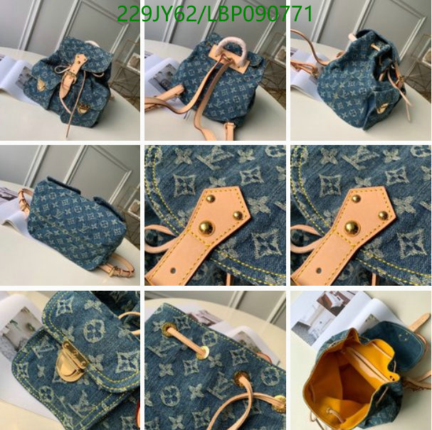 LV Bags-(Mirror)-Backpack-,Code: LBP090771,$:229USD