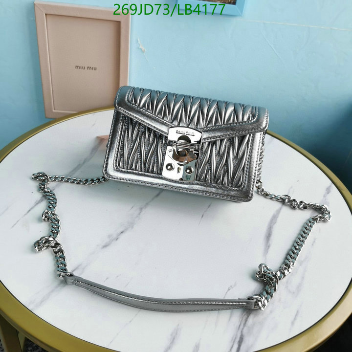 Miu Miu Bag-(Mirror)-Diagonal-,Code: LB4177,$: 269USD