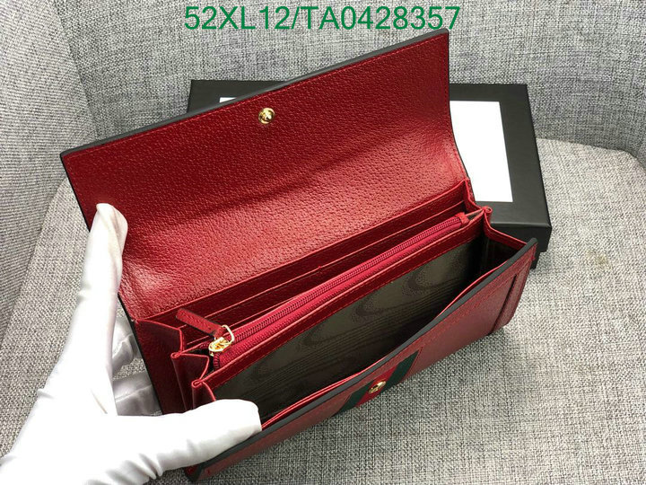 Gucci Bag-(4A)-Wallet-,Code:TA0428357,$: 52USD