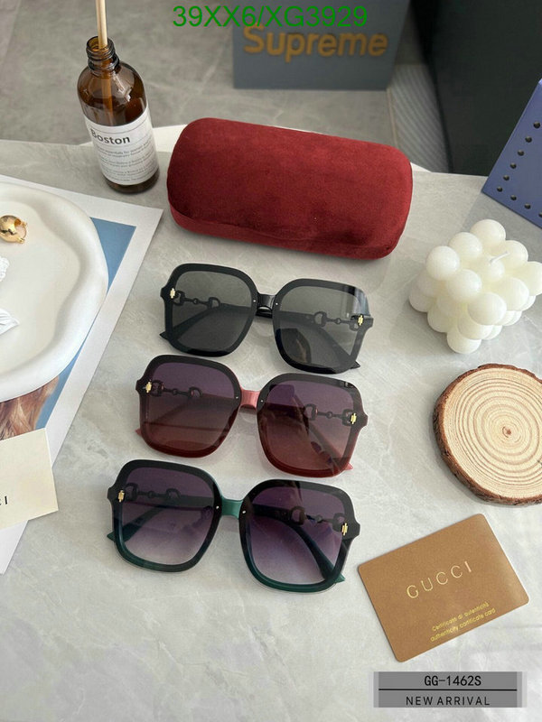 Glasses-Gucci, Code: XG3929,$: 39USD