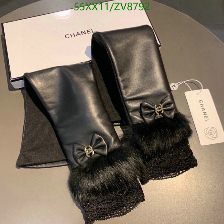 Gloves-Chanel, Code: ZV8792,$: 55USD