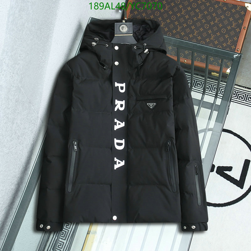 Down jacket Men-Prada, Code: YC7070,$: 189USD